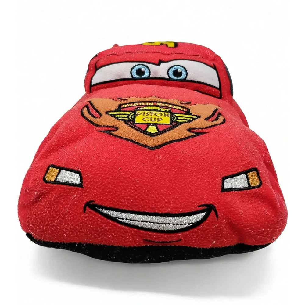 Disney Pixar Cars 2 Lightning McQueen Plush Slippers Kids Home Shoes 19 Inch